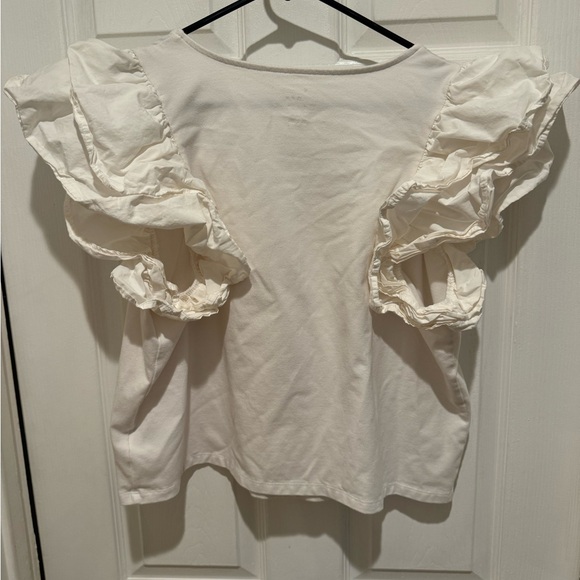 Ruffle sleeve top - Picture 4 of 5